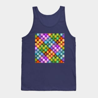 Abstract Tiles - rainbow Tank Top